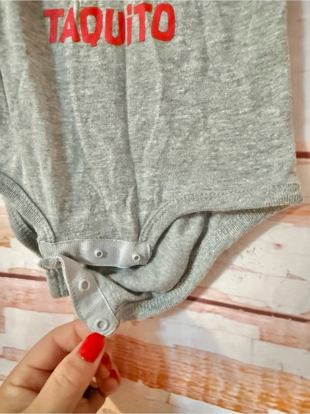Rabbit Skins Taquito Gray Bodysuit